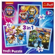 Paw Patrol 3v1 Puzzle Power Mighty Pups TREFL 3+ Paw Patrol 3v1 Puzzle Power Mighty Pups TREFL 3+