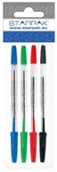 Uzavreté guľôčkové pero Cristal 4 farby
