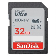Karta SanDisk 32 GB SDHC Ultra 120 MB/s C10 UHS-I Karta SanDisk 32 GB SDHC Ultra 120 MB/s C10 UHS-I