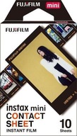 Instax Mini Fujifilm Contact Sheet vložky 10 ks.