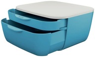 Leitz Cosy modrý 2-zásuvkový box