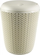 KRÉMOVÝ KOŠ NA ODPADOK 6L Úplet 7L / KRÉM 235057