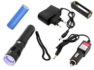 Taktická UV LED BATERKA Zoom CREE XR-E Q5 dióda Taktická UV LED BATERKA Zoom CREE XR-E Q5 dióda