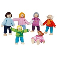 Moderná rodina flexibilných bábik