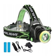 LED čelovka ZOOM CREE XM-L T6, nabíjateľná LED čelovka ZOOM CREE XM-L T6, nabíjateľná