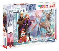 SuperColor puzzle 24 dielikov Maxi Frozen 2 Frozen, Olaf Anna Elsa Disney SuperColor puzzle 24 dielikov Maxi Frozen 2 Frozen, Olaf Anna Elsa Disney