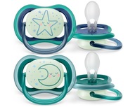 Philips Avent ortodontický silikónový cumlík 6 m + Philips Avent ortodontický silikónový cumlík 6 m +