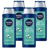 NIVEA MEN Šampón proti masteniu vlasov 4x400ml NIVEA MEN Šampón proti masteniu vlasov 4x400ml