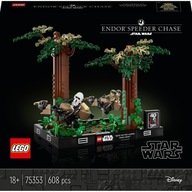 LEGO Star Wars Diorama: Speeder Chase Through Endor 75353