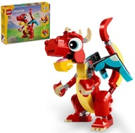 LEGO CREATOR ČERVENÝ DRAK POHYBLIVÉ KONČATINY BLOKY DARČEK LEGO CREATOR ČERVENÝ DRAK POHYBLIVÉ KONČATINY BLOKY DARČEK