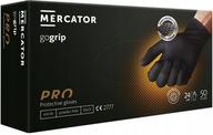 MERCATOR gogrip čierne nitrilové rukavice, veľkosť L 50