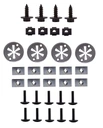 SET SKRUTKA KRYTU MOTORA SEAT LEON