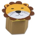 Sedák na taburetku Pouffe, box na hračky LEW