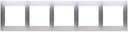Simon 54 Premium FIVE FRAME SILVER DR5