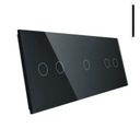 PANEL LIVOLO 3 MODULY 2+1+2 PRE DOTYKOVÉ VYPÍNAČE c