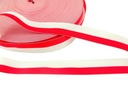 Biela a červená vlajková loď medailu Ribbon 2,5 cm 28 m