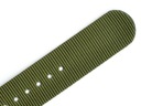 NYLON NATO REMÍN NA HODINKY G10 24 MM FARBY