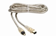 FireWire kábel IEEE1394 4/6 2,0m. Zlaté HQ THOMSON FireWire kábel IEEE1394 4/6 2,0m. Zlaté HQ THOMSON