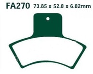 Zadné brzdové platničky 22111 Linhai CF Moto 260 300