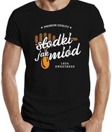 Včelárske darčekové TRIČKO SLADKÉ AKO MED - XL Včelárske darčekové TRIČKO SLADKÉ AKO MED - XL