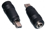DC ADAPTÉR 2.1 / 5.5 zásuvka - mini USB zástrčka (3532)