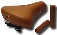 RETRO sedlo + GRIP SET - hnedá, ODPORÚČAM RETRO sedlo + GRIP SET - hnedá, ODPORÚČAM