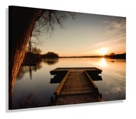 MAĽBA BRIDGE SUNSET MAĽBY PLÁTNA 100x70 MAĽBA BRIDGE SUNSET MAĽBY PLÁTNA 100x70