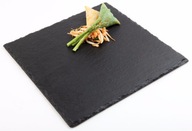 Bridlicový servírovací podnos na sushi dezert 25 x 25 cm Bridlicový servírovací podnos na sushi dezert 25 x 25 cm