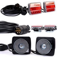Sada 12V LED prívesných svetiel s magnetom Sada 12V LED prívesných svetiel s magnetom