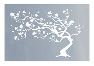 OPÄTOVNE POUŽITEĽNÁ MAĽOVACIA ŠABLÓNA 135x95cm japonský štýl OPÄTOVNE POUŽITEĽNÁ MAĽOVACIA ŠABLÓNA 135x95cm japonský štýl