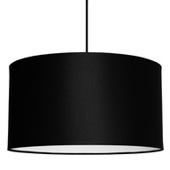 Závesné stropné svietidlo veľké čierne LED tienidlo 40cm