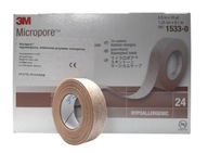 LEPIDLO MIKROPORE 3M CIEL. 1,25 cm x 9,1 m 24KS. LEPIDLO MIKROPORE 3M CIEL. 1,25 cm x 9,1 m 24KS.