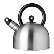 VARNÁ kanvica IKEA VATTENTAT, NEREZ/ČIERNA, 2 l
