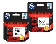 ATRAMENTY HP 650 ČIERNA + FARBA ORIGINÁL 1515 2515