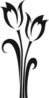 NÁLEPKY NA STENU KVETY Tulipány 200 cm NÁLEPKY NA STENU KVETY Tulipány 200 cm