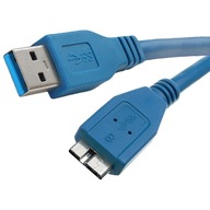 USB 3.0-micro B USB KÁBEL PRE WIREWAY DISK, 1,8 m USB 3.0-micro B USB KÁBEL PRE WIREWAY DISK, 1,8 m