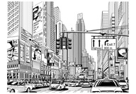 FOTOTAPETA NEW YORK COMIC 300x231cm 100404-24