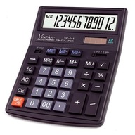 VEKTOROVÁ KANCELÁRSKA KALKULAČKA VC-444 12-ČÍSELNÁ