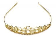 Tiara Gold Diadem Jablonex Čelenka Kiara Crown