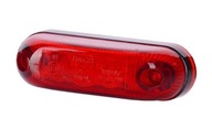 Červená LED obrysová lampa 12/24