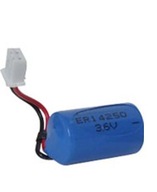 Batéria LS14250 ER14250 3,6V 1/2AA + zástrčka 2300mA Batéria LS14250 ER14250 3,6V 1/2AA + zástrčka 2300mA