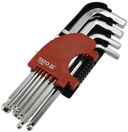 Imbusové kľúče imbusové 2-12mm CrV 10 ks. Yato Imbusové kľúče imbusové 2-12mm CrV 10 ks. Yato