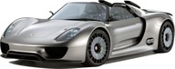 PORSCHE 918 Spyder Samolepky na stenu Auto 150x59cm PORSCHE 918 Spyder Samolepky na stenu Auto 150x59cm