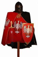 Poľský rytier, ťažká obrnená prilba, štít, 6-dielna, 8+ Poľský rytier, ťažká obrnená prilba, štít, 6-dielna, 8+