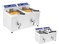 DVOJKOMOROVÁ INDUKČNÁ FRITÉZA 2x10L 2x3500W DVOJKOMOROVÁ INDUKČNÁ FRITÉZA 2x10L 2x3500W