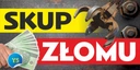 Pevný reklamný pútač - Złom Skup Złomu REKLAMA