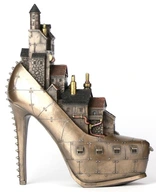 CITY SHOE HEEL Steampunková figúrka ako DARČEK