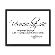 Obrazový plagát s nápismi 50x70 v ráme M. Monroe Obrazový plagát s nápismi 50x70 v ráme M. Monroe