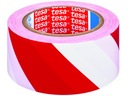 Výstražná páska TESA 50mm x 33m Biela a červená