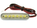 LED svietidlo 6 SMD signalizačné svietidlo 12V 24V